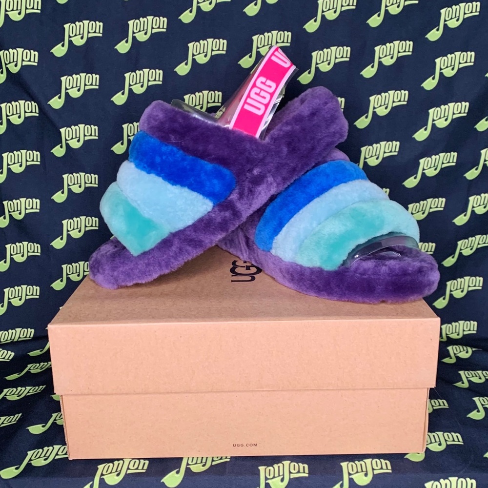 Ugg Limited Edition Pride Fluff Yeah Slides